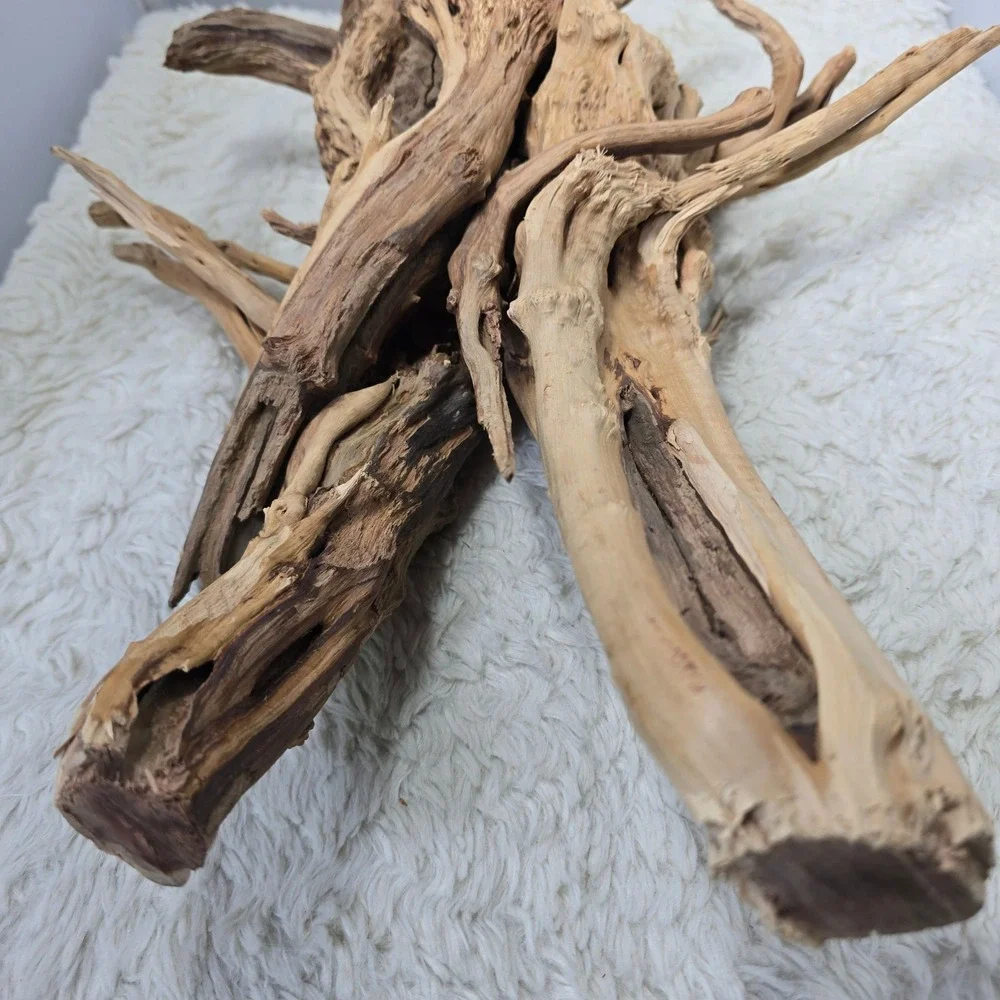 Natural Driftwood Aquarium Terrarium Decor 16 Inch Tan Large Root‎ Sculpture